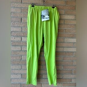 Vintage 90s 90265 Lime Green Wide Leg Pants Size 2X